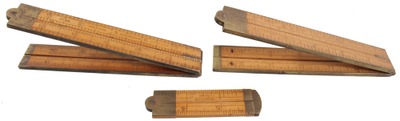 H. Chapin, Pine Meadow, Connecticut: Three Extra Clean Folding Rule