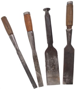 Assorted Makers: Four Clean & Usable Timber Framing Chisels