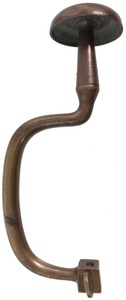 Unmarked: Solid Brass Bit Brace