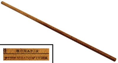 H. Chapin, Pine Meadow, Connecticut: Three Foot Board Octagonal Meas. Rule