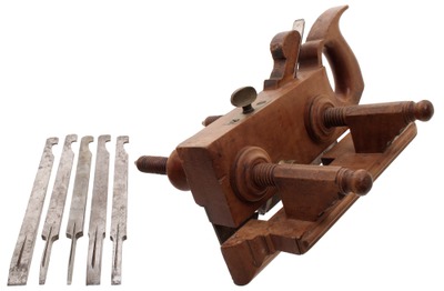 D.R. Barton & Company, Rochester, New York: Handled Boxwood Plow Plane
