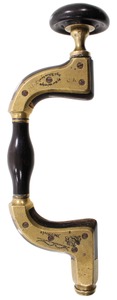 William Marples & Company, Sheffield, England: Rare Buffalo Horn Infill Brace