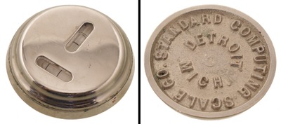 Computing Scale Company, Detroit, Michigan: Unus. Nickel Plated Cross Test Level