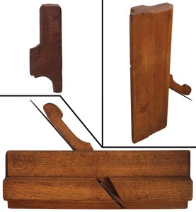 Stephen Olney, Providence, Rhode Island: Early Yellow Birch Quarter Round Molding Plane