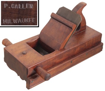 P. Callen, Milwaukee, Wisconsin: Modern Maker R'wood Crown Molding Plane
