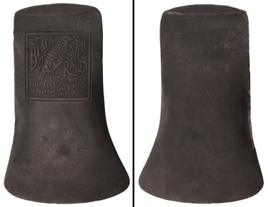 Kelly Axe & Tool Works, Charleston, West Virginia: Extra Clean "Black Raven" Sgl. Bit Axe