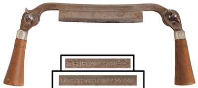 C.E. Jennings & Company, New York, New York, No. 6: "Arrowhead Brand" Draw Knife