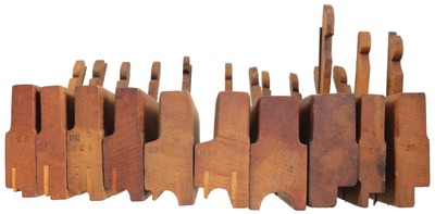 Sargent & Company, New Haven, Connecticut: Wkg. Set Of 10 Clean Molding Planes