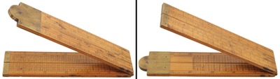 E.A. Stearns & Company, Brattleboro, Vermont, No. 32 1/2: Two-Foot, Four-Fold Folding Rule