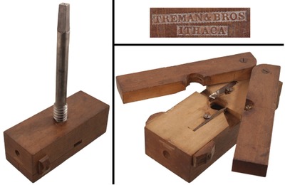 Treman & Brothers, Ithaca, New York: Rare American Made Tap & Die Stock