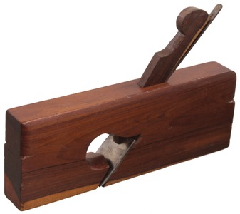 Unmarked: Solid Lignum Vitae Rabbet Molding Plane