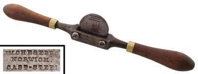 A.W. Crossman & Son, West Warren, Massachusetts: "Crossman Pattern" Cooper's Spoke Shave