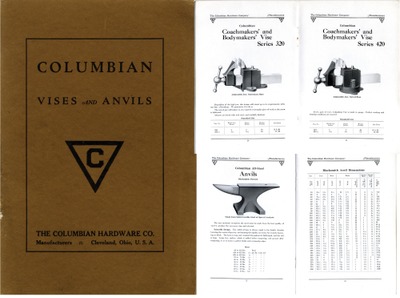 Columbian Hdwe. Company, Cleveland, Ohio: Orig. Ca. 1920's Catalogue