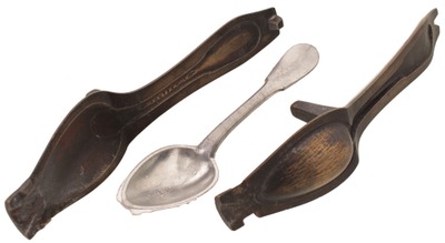 P. Restoute: Early Brass Mold For Pewter Spoons