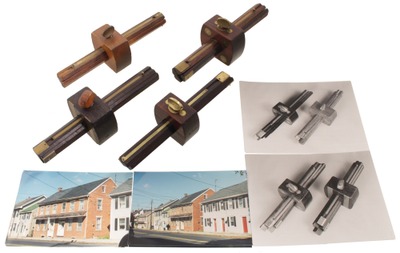 C. Sholl, Mt. Joy, Pennsylvania: Full Set Of Four Sholl's Patent Marking Gauges