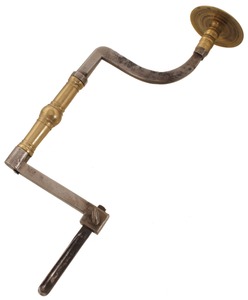 Unmarked: 18th Century Brass & Iron Bit Brace