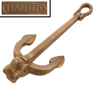 Unmarked: Brass Salesman's Display Model Anchor