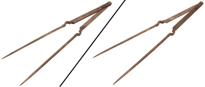 Unmarked: Massive Hand Forged French Dividers