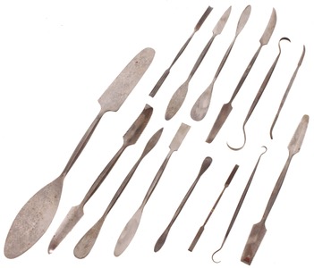 Assorted Makers: Wkg. Set Of Sculptor's Tools