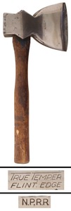 True Temper, Cleveland, Ohio, No. 8FE4: 5 1/2" Sgl. Bevel Hewing Axe