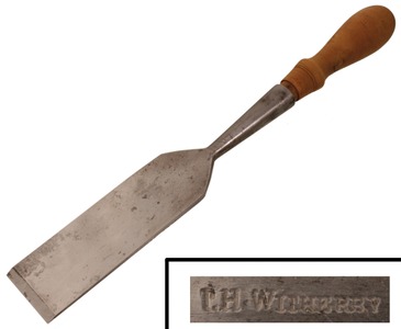 T.H. Witherby, Winsted, Connecticut: Extra Clean 2" Squar Edge Firmer Chisel