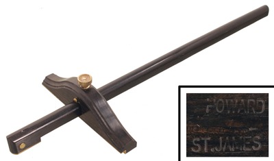 St. James Bay Tool Company, Phoenix, Arizona: Uncommon Macassar Ebony Panel Marking Gauge