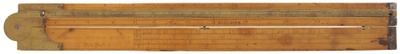 Belcher Brothers Makers, New York, New York: Early Two-Foot, 2-Fo Folding Rule