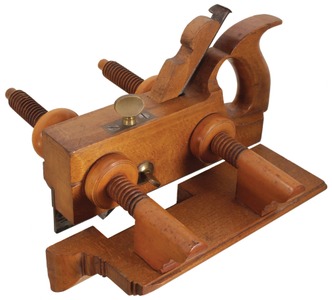 J. Kellogg, Amherst, Massachusetts: Handled Bowood Plow Plane
