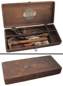 Stanley Rule & Level, No. 905: Oak Hinge Top Tool Chest