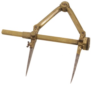 Unmarked: Pair Of Precision Draughsman's Divider