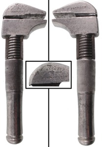 John Palmer & Sons, Warley, England: Early Screw Adjust Nut Wrench