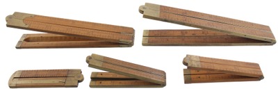 Assorted Makers: Five Non-Stanley Folding Rules
