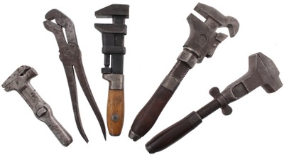 Assorted Makers: Five Spec. Purp. Wrenches