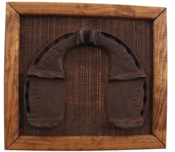 Albert Sanford, Oshkosh, Wisconsin: Pair Of Early Patent Ox Shoes