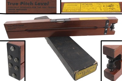 Dreier Brothers, Chicago, Illinois: Fancy Jointed Inclinometer Level