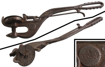 Haines Gauge Company, Philadelphia, Pennsylvania: Early Patent Hot Metal Micrometer