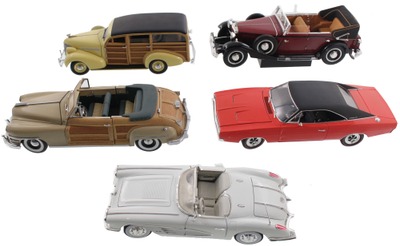 Assorted Makers: Five Highly Detailed Automobile Models