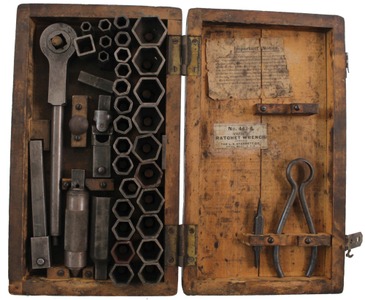 L.S. Starrett Company, Athol, Massachusetts, No. 443-A: Patented Ratchet Wrench