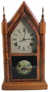 E.N. Wilcox Manufacturing Company, Forestville, Connecticut: Extra Clean 19th C. "Steeple" Clock