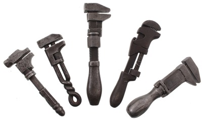 Assorted Makers: Five Uncommon Adjustable Wrenches