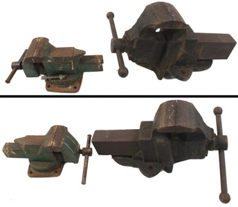 Boys Vocational School, Baltimore, Maryland: 4" Jaw Cast Iron Bench Vise