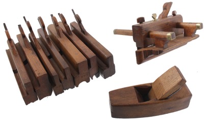Assorted Makers: Lot Of Clean & Usabl Woodworking Plane
