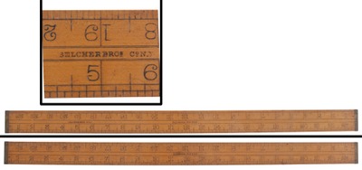 Belcher Bros. & Company, New York, New York: Extra Clean Boxwood Shrinage Rule