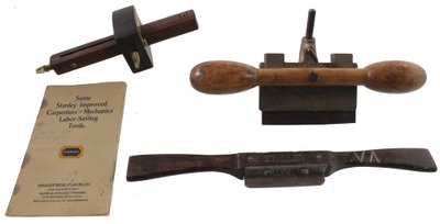 Stanley Rule & Level: Three Early Type Woodworking Tools
