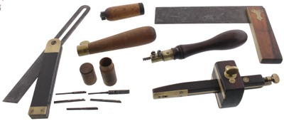Assorted Makers: Lot Of Clean & Usabl Woodworking Tools