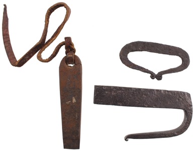 Unmarked: Coll. Of Three Early "Fire Steels"