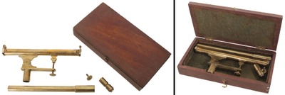 Unmarked: Early Brass Sighting Compass