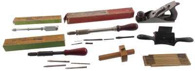 Assorted Makers: Lot Of Clean & Usabl Woodworking Tools