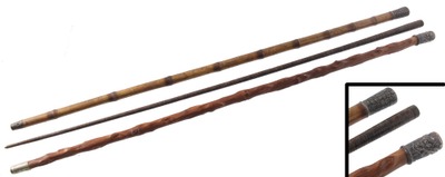 Assorted Makers: Lot Of 3 G'man's Walking Sticks