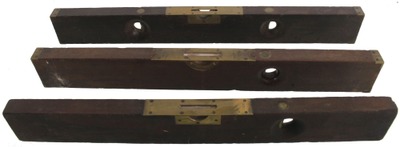 Assorted Makers: Three Boston Maker Mahogany Levels